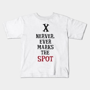 X never marks the spot Kids T-Shirt